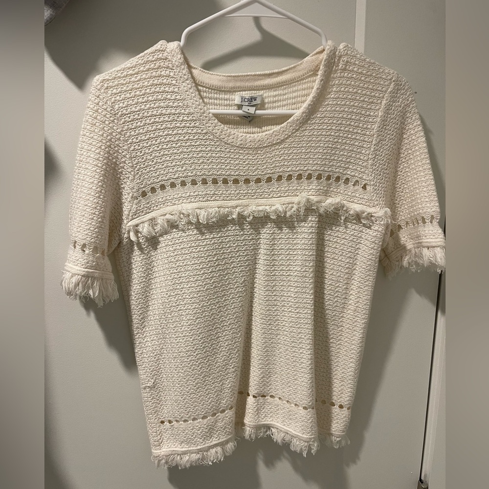 Jcrew Short Sleeve Sweater Top